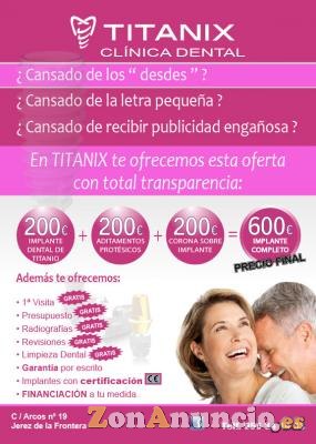 CLINICA DENTAL EN JEREZ OFERTA 200€ EL IMPLANTE DENTAL